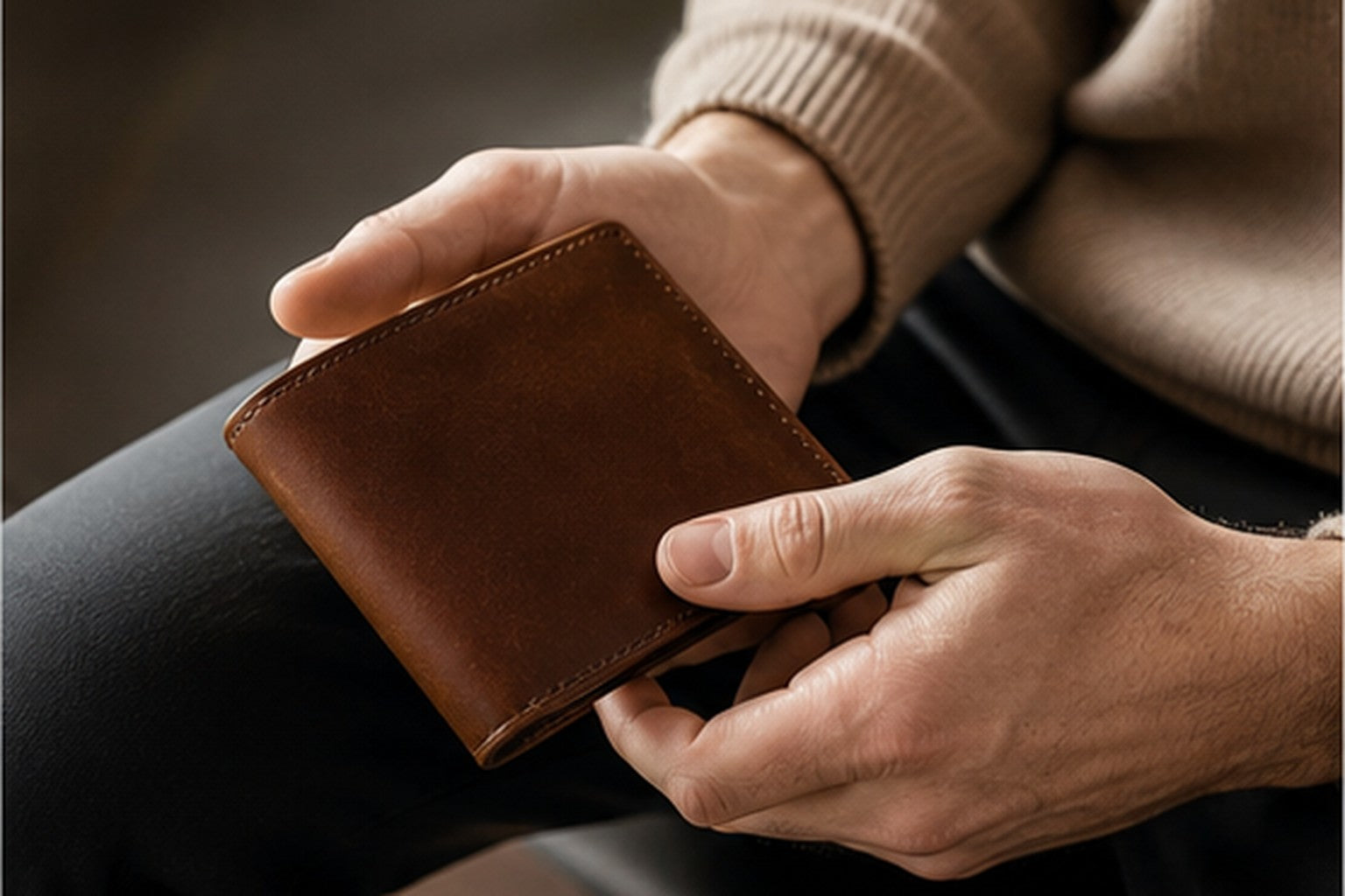 Manhattan Classic Wallet lifestyle image