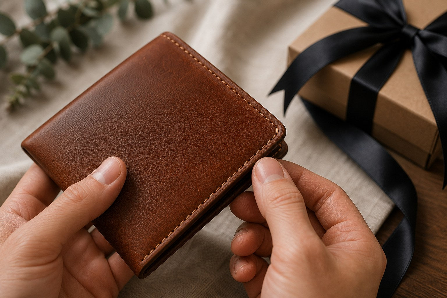Bagan Slim Bifold Wallet lifestyle image