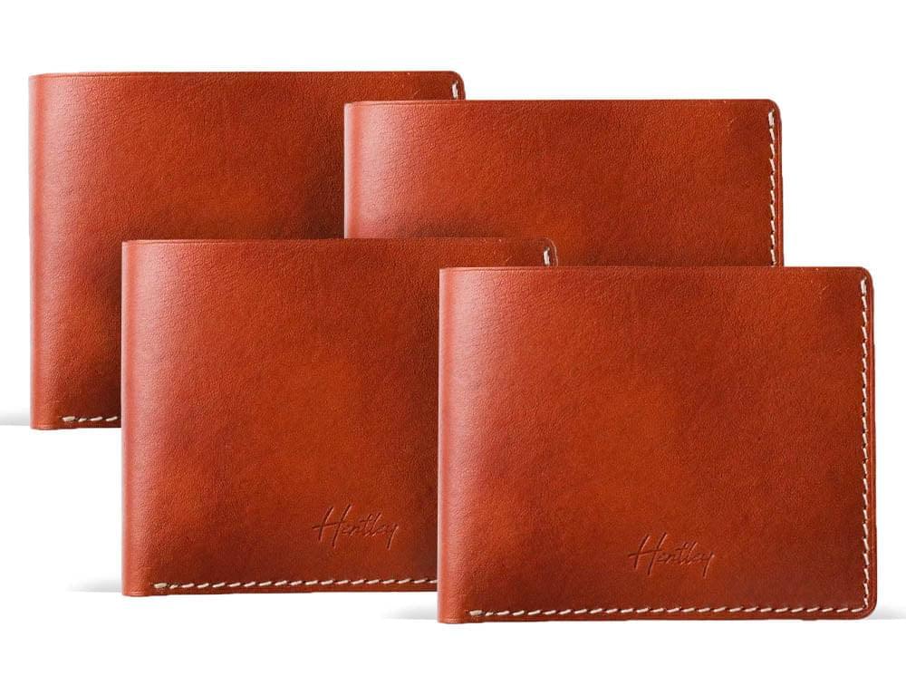 Manhattan Classic Leather Wallet (4 Pack)
