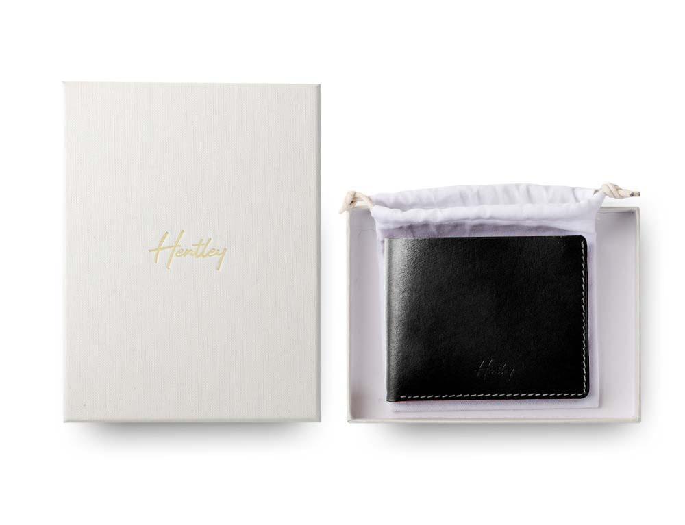 Slim Manhattan Leather Classic Wallet Handmade by Hentley