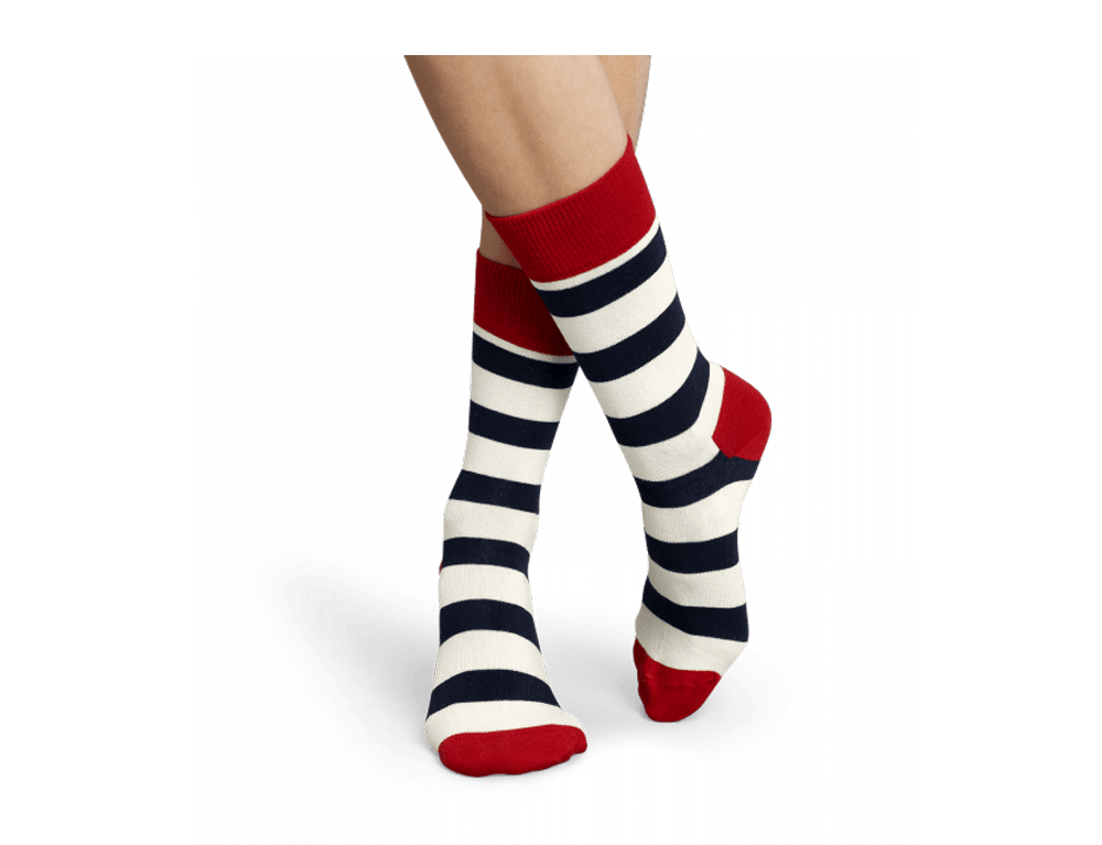 Stripe Sock - Navy