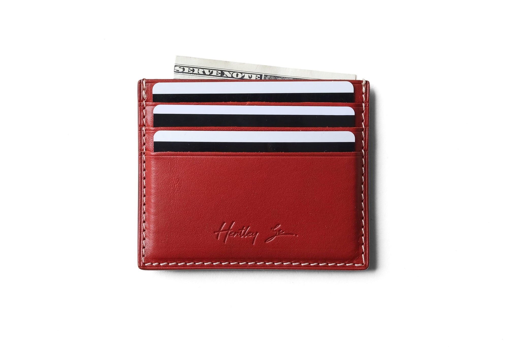 Slim Card Sleeve Zanzibar Leather Wallet by Hentley
