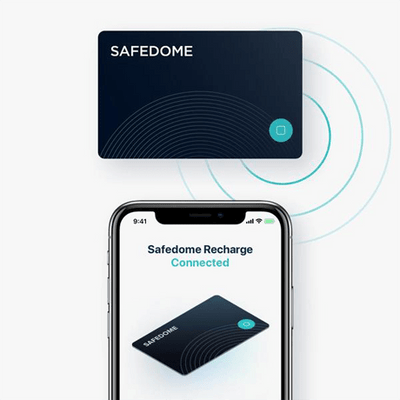 Bluetooth item Tracker + Wireless Phone Charger by safedome