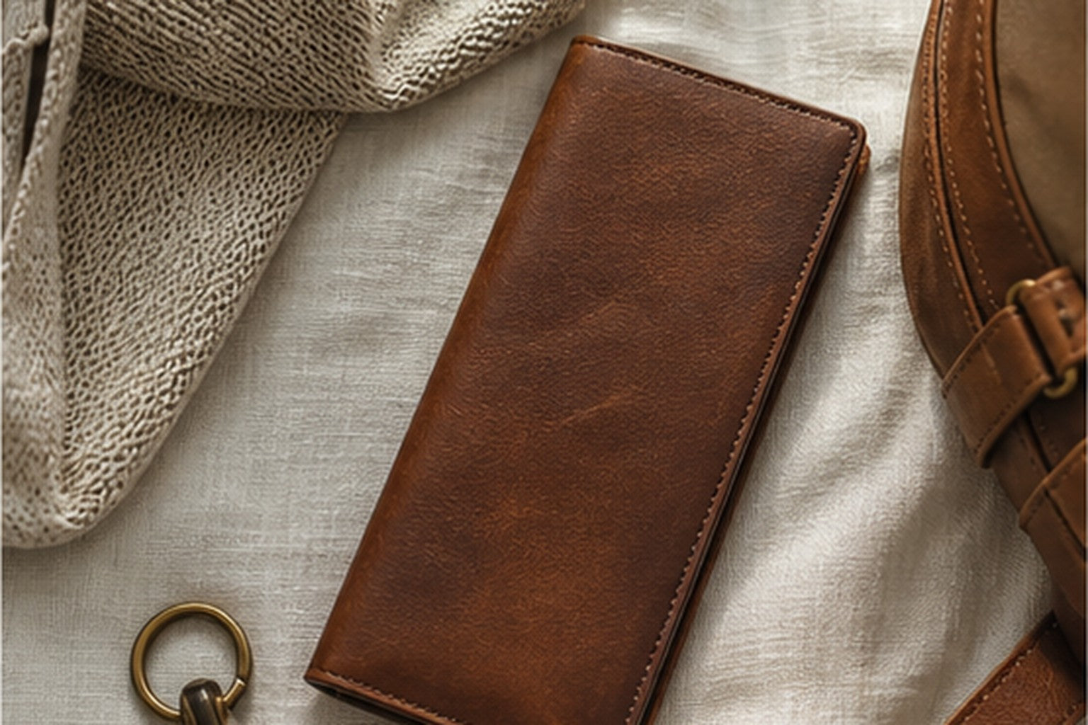 Annapurna Slim Tall Wallet lifestyle image