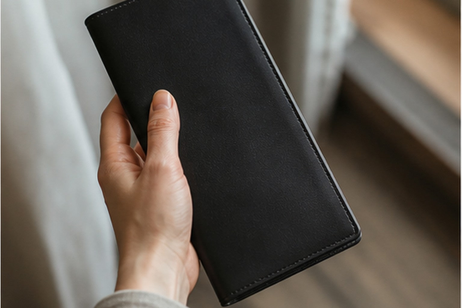 Annapurna Slim Tall Wallet lifestyle image