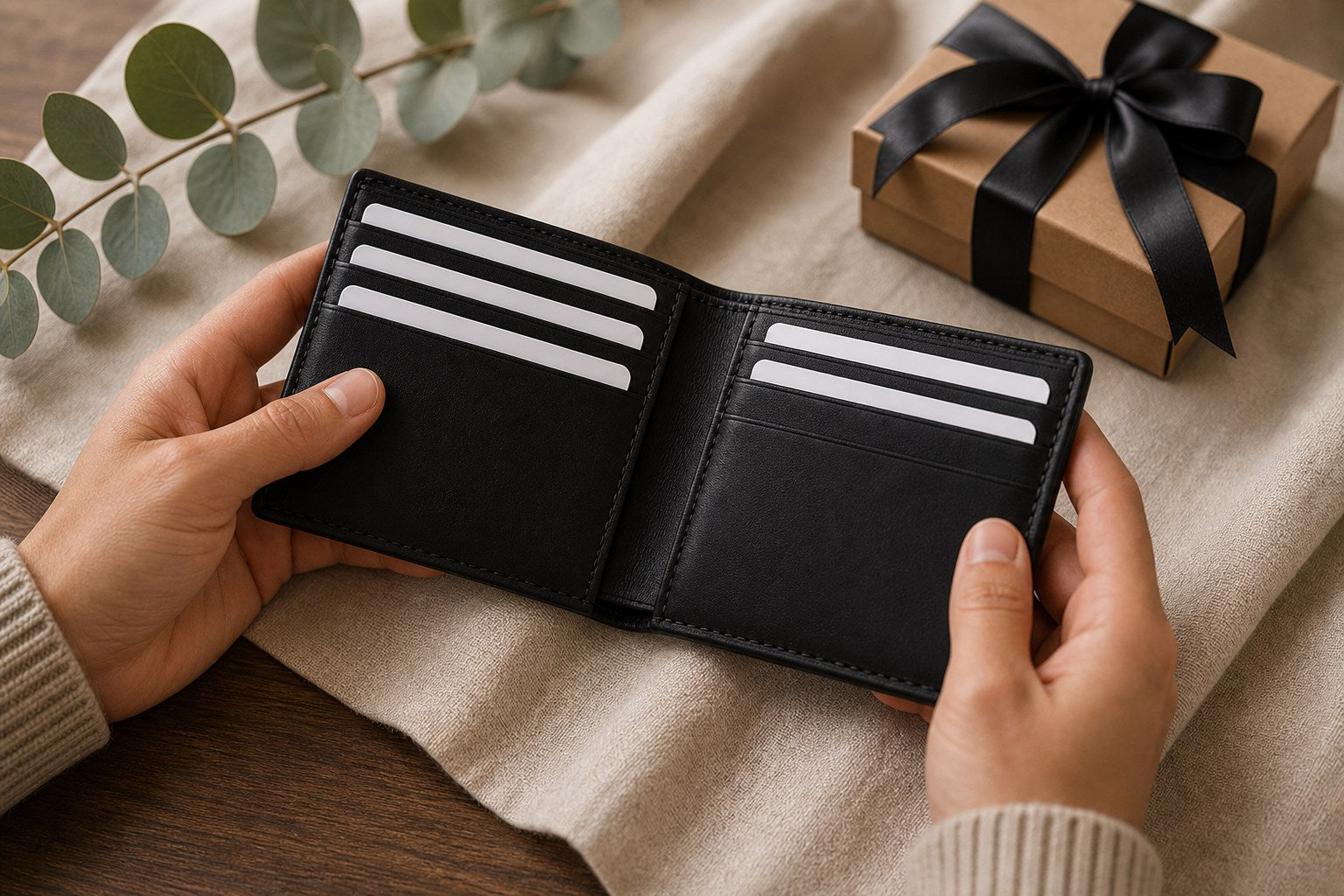 Bagan Slim Bifold Wallet lifestyle image